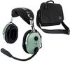 David Clark H10-13S Stereo Headset & Headset Bag Combo view 1