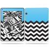 MightySkins Skin Compatible with Amazon Kindle Voyage 6" (2017) - Baby Blue Chevron | Protective, Durable, and Unique Vinyl Decal wrap Cover | Easy to Apply, Remove | Made in The USA view 1