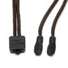 Peeper Keepers Supercord Adjustable 550 Brown Eyeglasses Retainer Cord Mens Womens Sunglasses Cord Eye Glasses String Holder view 2