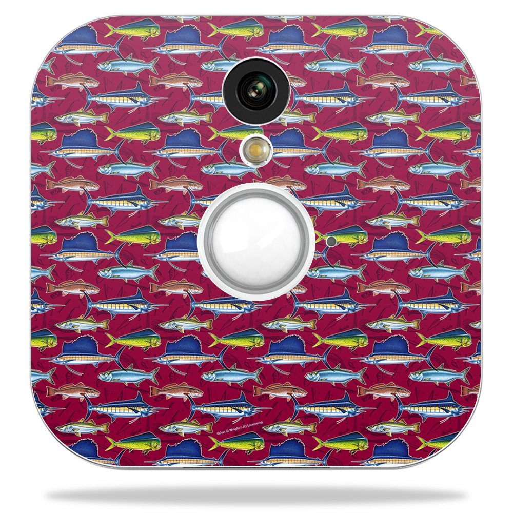 MightySkins Skin Compatible with Blink Home Security Camera - Saltwater Collage | Protective, Durable, and Unique Vinyl Decal wrap Cover | Easy to Apply, Remove, and Change Styles | Made in The USA