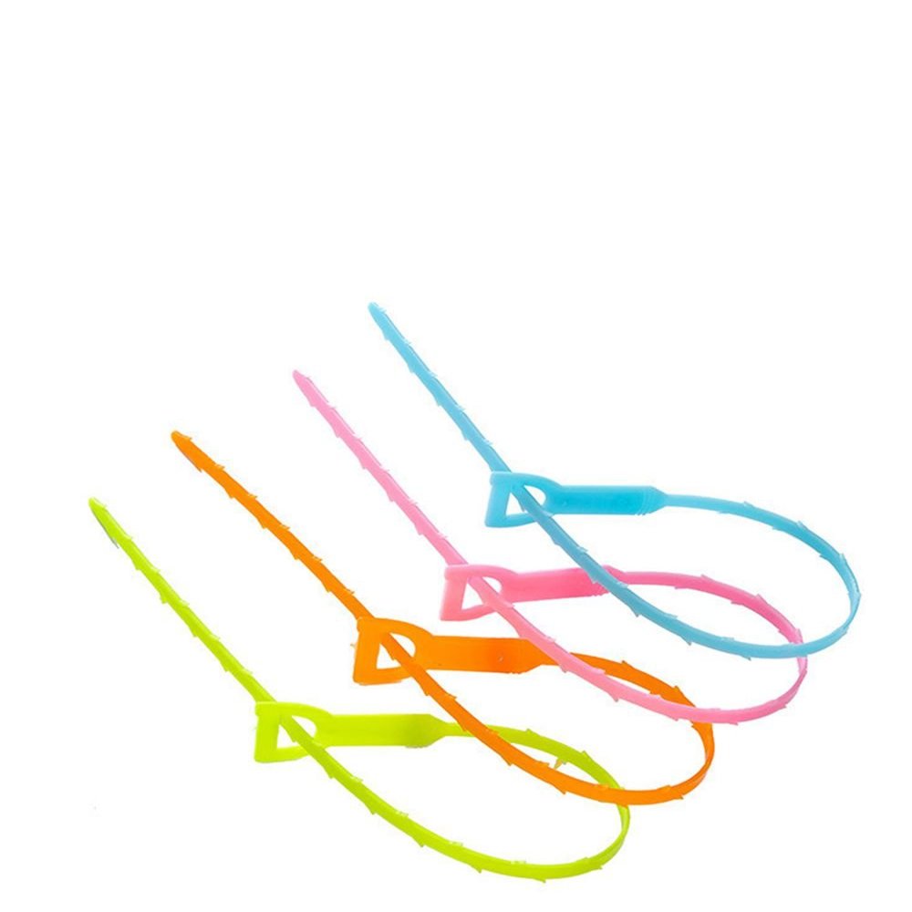 Hair Drain Clog Remover Cleaning Tool and Drain Cleaner for Sink and Bathtub Toilet,Hook Catcher and Auger Plumbing Drain Snake (D shape),Pack of 4