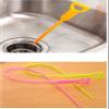 Hair Drain Clog Remover Cleaning Tool and Drain Cleaner for Sink and Bathtub Toilet,Hook Catcher and Auger Plumbing Drain Snake (D shape),Pack of 4 view 3