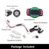Beyondcity UTV ATV Bluetooth Amplifier Sound System Hand-Free Speakers FM USB Audio System Stereo 3 Inch Speakers 12V Motorcycle Waterproof Audio FM Radio Stereo Speaker (Chrome&Black Star Speaker) view 2