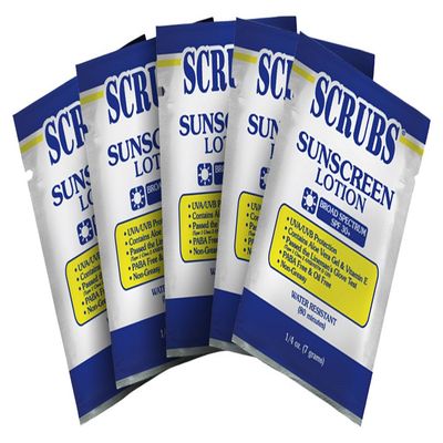 S.C.R.U.B.S. 92101 Sunscreen Lotion, 0.25 fl.oz, Pack of 100