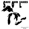 Blk Great Lakes - Save Our Lakes Decal Vinyl Sticker Graphics|UR Impressions|for Cars Trucks SUV Vans Walls Windows Laptop Tablet|Black|6.2 X 5.25 Inch|JJURI115 view 1