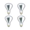 (4 Pack) 125 WATT BR40 Infrared Heat LAMP Light Bulb Clear Glass 5,000 Hours Supra Life Heat LAMP Infrared view 1