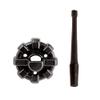 Rugged Ridge Elite Antenna Base w/ 6" Reflex Antenna for Jeep Wrangler/Gladiator | 17212.41 | Fits 2007-2025 Jeep Wrangler Jk/JL; 2020-2025 Jeep Gladiator JT view 1