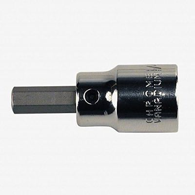 Security Hex BitSocket 3/8 Sq Drive 3/32
