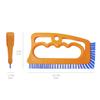 FUGINATOR Grout Brush White/Red - Ergonomic Heavy Duty Cleaning Brush for Bathroom, Shower & Kitchen - Deep Detail Scrubber for Wall & Floor Tiles, Crevices & Tight Spaces - Made in Germany view 3