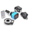 14MP Industry Microscope Camera HDMI USB Outputs + 120X Zoom C-mount Lens with 40 Led Light for PCB Lab view 1