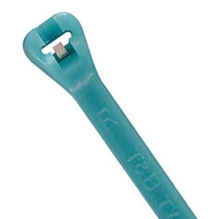 13.4" L Heavy Duty Cable Tie Aqua PK 50