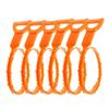 MIFXIN Hair Drain Clog Remover 20 Inch Flexible, 6 Pack, Orange, Solid, Unscented, Drain Cleaning Tool view 1