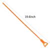 MIFXIN Hair Drain Clog Remover 20 Inch Flexible, 6 Pack, Orange, Solid, Unscented, Drain Cleaning Tool view 2