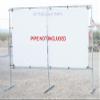 10' x 16' Outdoor Standing Home Theater Portable Projection Movie Screen Kit 1" Fittings - Pipe NOT Included view 2