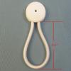 StayPut Bungee/Shock Cord Fastener, White w/Black Surface Attachment Knob & Mounting Screw (1) view 4
