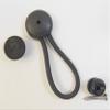 StayPut Bungee/Shock Cord Fastener, Black w/Black Surface Attachment Knob & Mounting Screw (1) view 1