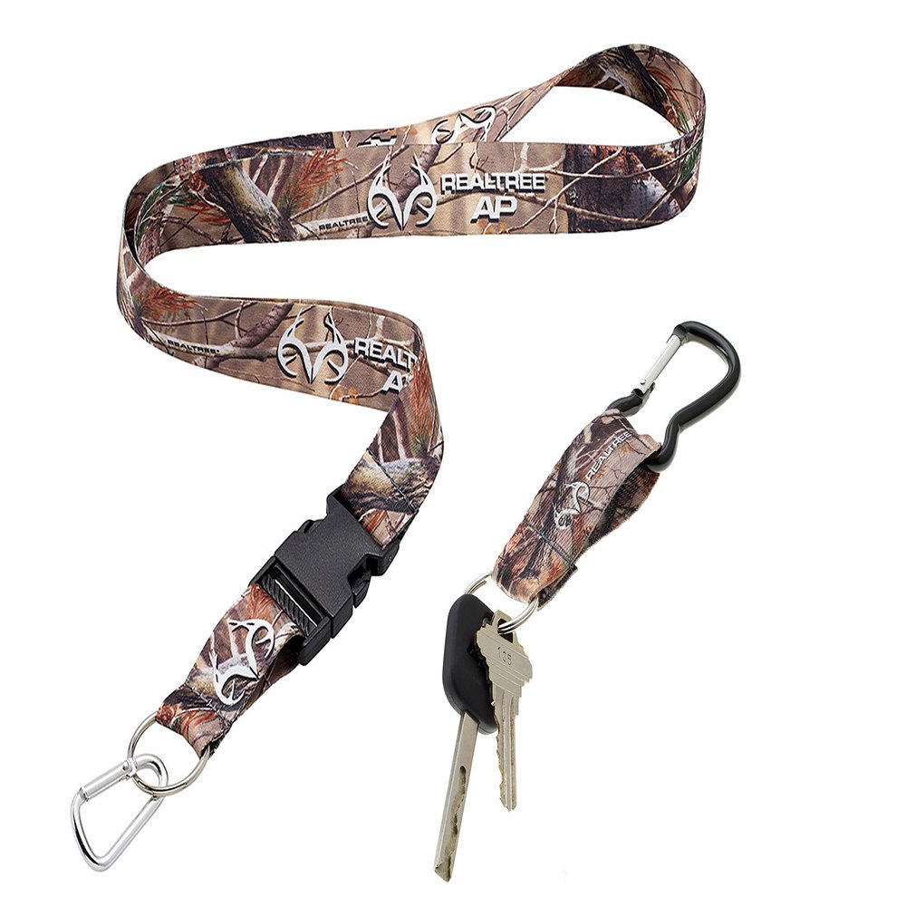 Realtree AP Camo Neck Lanyard and Key Ring Combo