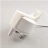 3D Cabin Bracket Clips to UK Plug Compatible with Google Home Mini - White view 3
