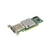Supermicro AOC-S100G-M2C Standard LP 2-port 100GbE with 2 QSFP28, Mellanoxchips view 1