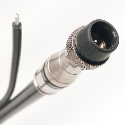 PHAT SATELLITE INTL - Aerial Messenger Line RG11 Coaxial Cable 75 Ohm Weather Boot Compression Fitting UHF VHF HDTV CATV Antenna Cable TV RG-11 Coax Assembled in USA (180 feet, Black)