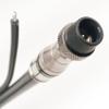 PHAT SATELLITE INTL - Aerial Messenger Line RG11 Coaxial Cable 75 Ohm Weather Boot Compression Fitting UHF VHF HDTV CATV Antenna Cable TV RG-11 Coax Assembled in USA (180 feet, Black) view 1