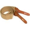 Billingham Stowaway Shoulder Sling - for Billingham Stowaway Airline, Compact, Pola or 72 Bags (Khaki Webbing/Tan Leather) view 1