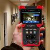 Triplett CamView IP Pro-D All-in-One IP, AHD 2.0, HD-TVI 3.0, and HD-CVI 3.0 Camera Tester with Built-in DHCP Server (8073), Red/Black view 2