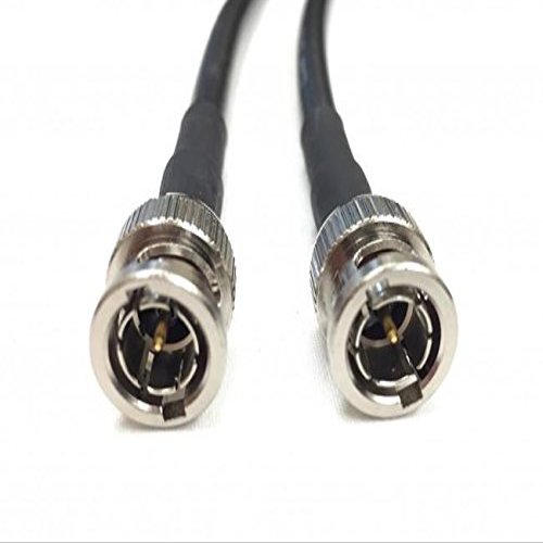 2 Foot HD-SDI Mini RG59 3G BNC Video Coaxial 75 Ohm Cable Black by Custom Cable Connection