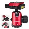 Moman Camera Tripod Head Universal Ball Head with Quick Release Plate for DSLR Canon Nikon, Anodic Oxide Film of CNC Aluminum, 360 Panning, Max Load of 10kg and 200mm Lens view 1