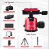 Moman Camera Tripod Head Universal Ball Head with Quick Release Plate for DSLR Canon Nikon, Anodic Oxide Film of CNC Aluminum, 360 Panning, Max Load of 10kg and 200mm Lens view 4