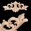 Misright Wood Carved Corner Onlay Applique Frame Decoration Furniture Unpainted Home view 3