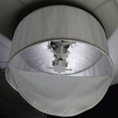ALZO Duplex Socket Drum Space Light and Diffuser with 8 Bulb Capacity, No Bulbs