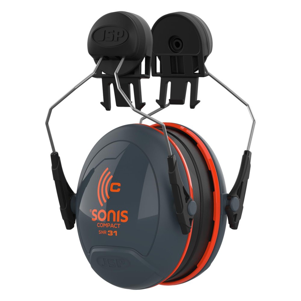 JSP Sonis Compact Helmet Mounted Ear Defenders - SNR 31 - (AEB030-0CY-000)
