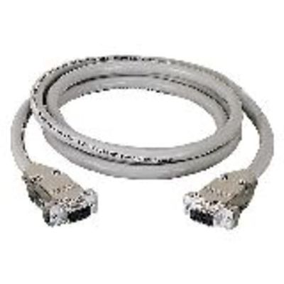 Black Box Corporation 10-FT RS232 Shielded Cable Metal Hood DB9 Male/Male