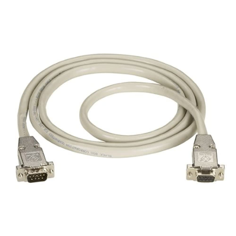Black Box Corporation 75-FT RS232 Shielded Cable Metal Hood DB9 Male/Female