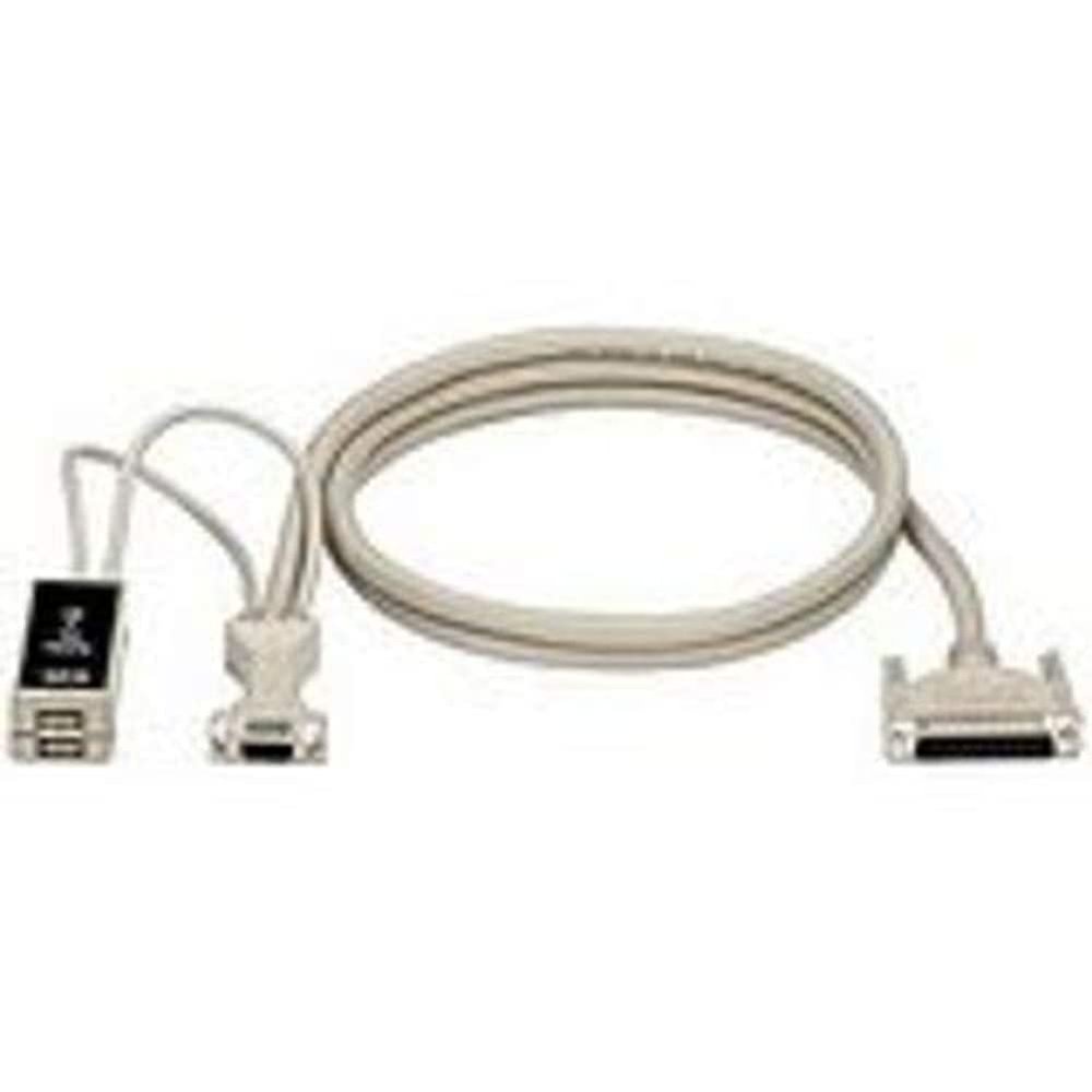 Black Box Keyboard/Video/Mouse (KVM) Cable - DB-25 (M) to USB, HD-15 (VGA) (F) - 1 ft