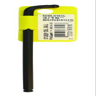 3/16" Stubby Double Ball End L-Wrench Tagged & Barcoded