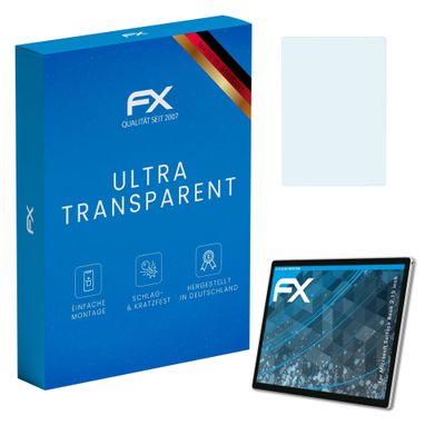 atFoliX Screen Protection Film compatible with Microsoft Surface Book 2 15 inch Screen Protector, ultra-clear FX Protective Film (2X)