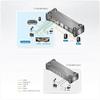 ATEN 4-Port USB 3.0 4K DisplayPort MST KVMP Switch (Cables Included) UK | #1 KVM Market Leader view 4