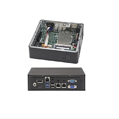 Supermicro SuperServer E200-9AP Mini PC Server - 1 x Intel Atom x5-E3940 Quad-core [4 Core] 1.60 GHz DDR3 SDRAM - Serial ATA/600 Controller - 60 W