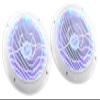 2 RockvilIe RMC65LW 6.5" 600w White Waterproof Hot Tub Speakers w/LED's+Remote view 4