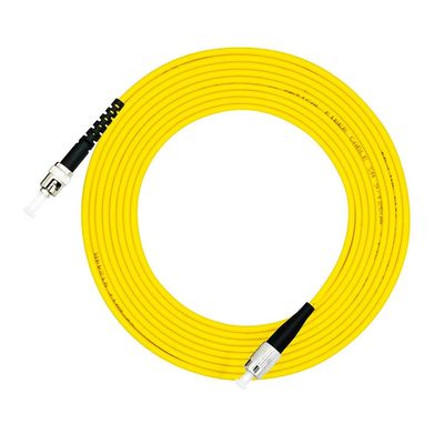 Jeirdus 10 Meters 33ft FC to ST Fiber Optic Cable Jumper Optical Patch Cord Simplex Single-Mode 9/125 FC-ST