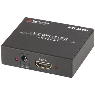 1 to 2 Port HDMI Splitter with UHD 4K Support One Input / Two Output