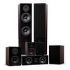 Fluance Elite High Definition Surround Sound Home Theater 7.0 Channel Speaker System Including 3-Way Floorstanding Towers, Center Channel, Surround and Rear Surround Speakers - Walnut (SX70WR) view 1