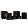 Fluance Elite High Definition Compact Surround Sound Home Theater 5.1 Channel Speaker System Including 2-Way Bookshelf, Center Channel, Rear Surrounds and DB10 Subwoofer - Walnut (SX51WC) view 1
