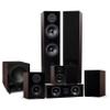 Fluance Elite High Definition Surround Sound Home Theater 7.1 Speaker System Including Floorstanding Towers, Center Channel, Surround, Rear Surround Speakers, and DB10 Subwoofer - Walnut (SX71WR) view 1