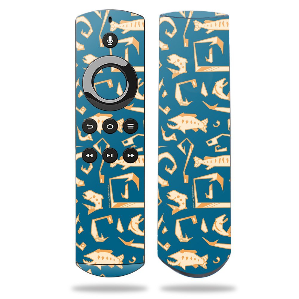 MightySkins Skin Compatible with Amazon Fire TV Remote - Deco Fish | Protective, Durable, and Unique Vinyl Decal wrap Cover | Easy to Apply, Remove, and Change Styles | Made in The USA