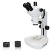 Vision Scientific VMS0007-TZ Trinocular Zoom Stereo Microscope, 10x WF Eyepiece, 0.8x-5x Zoom, 4x-100x Magnification, 0.5X & 2X Aux Lens, LED Illumination view 1