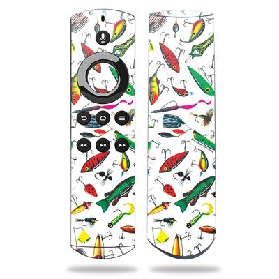 MightySkins Skin Compatible with Amazon Fire TV Remote - Bright Lures | Protective, Durable, and Unique Vinyl Decal wrap Cover | Easy to Apply, Remove, and Change Styles | Made in The USA