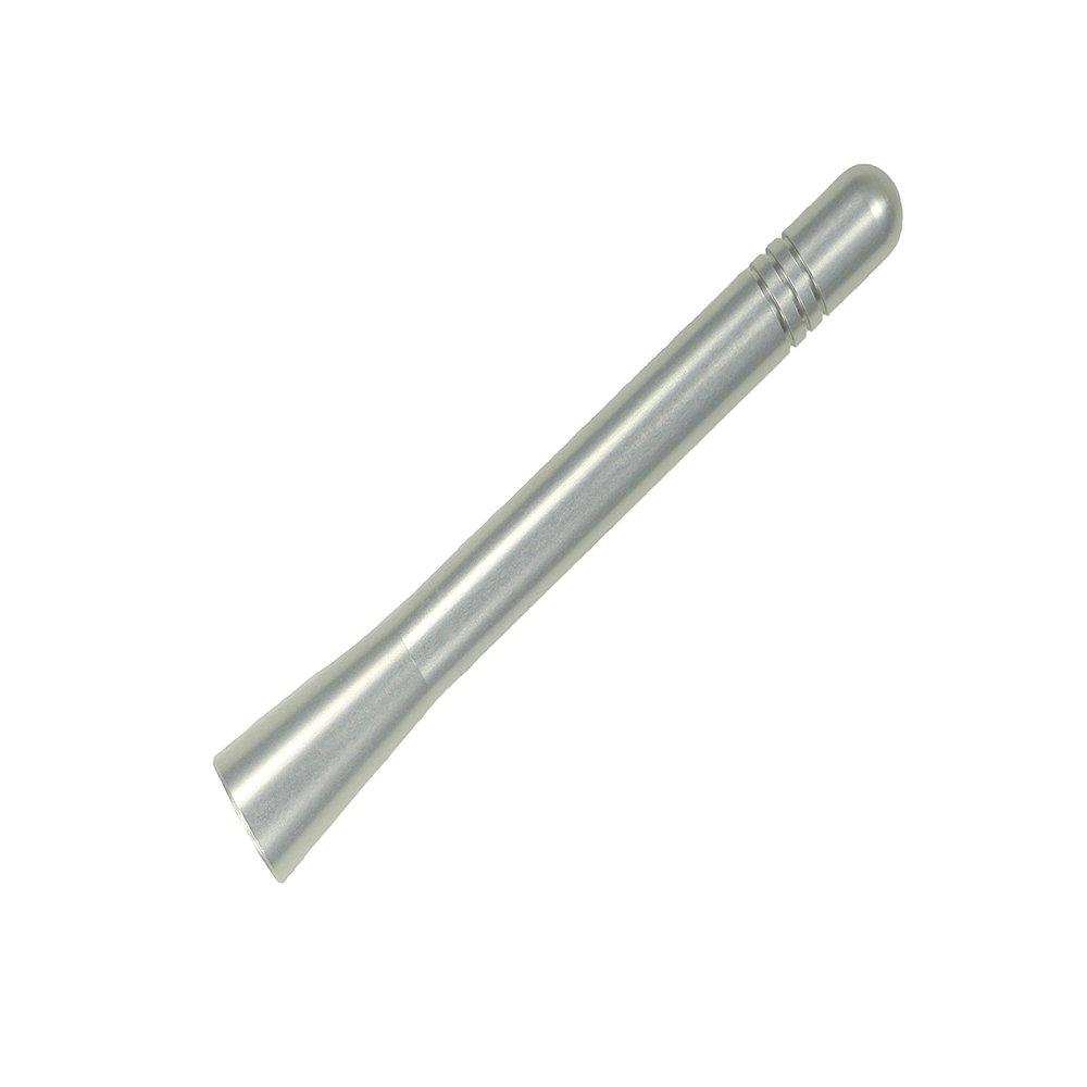 AntennaMastsRus - Made in USA - 4 Inch Silver Aluminum Antenna is Compatible with Buick Rendezvous (2006-2007)